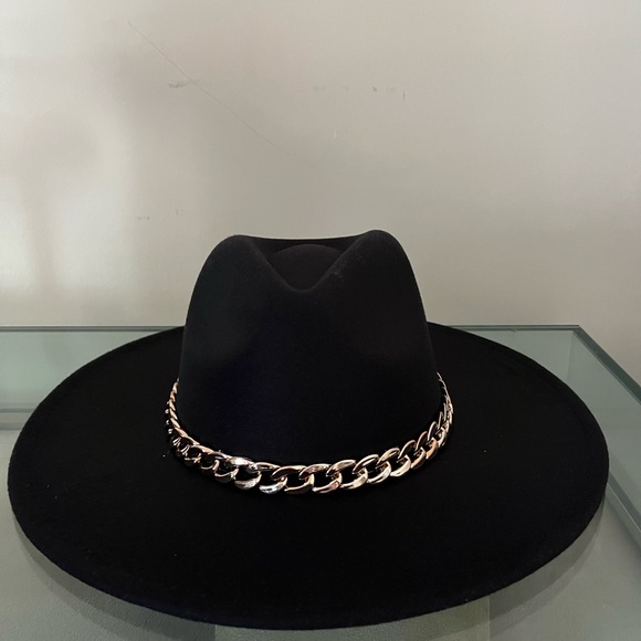 Gold Chain Fedora Hats main image 4